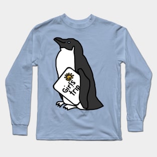 Cute Penguin goes on Girls Trip Long Sleeve T-Shirt
